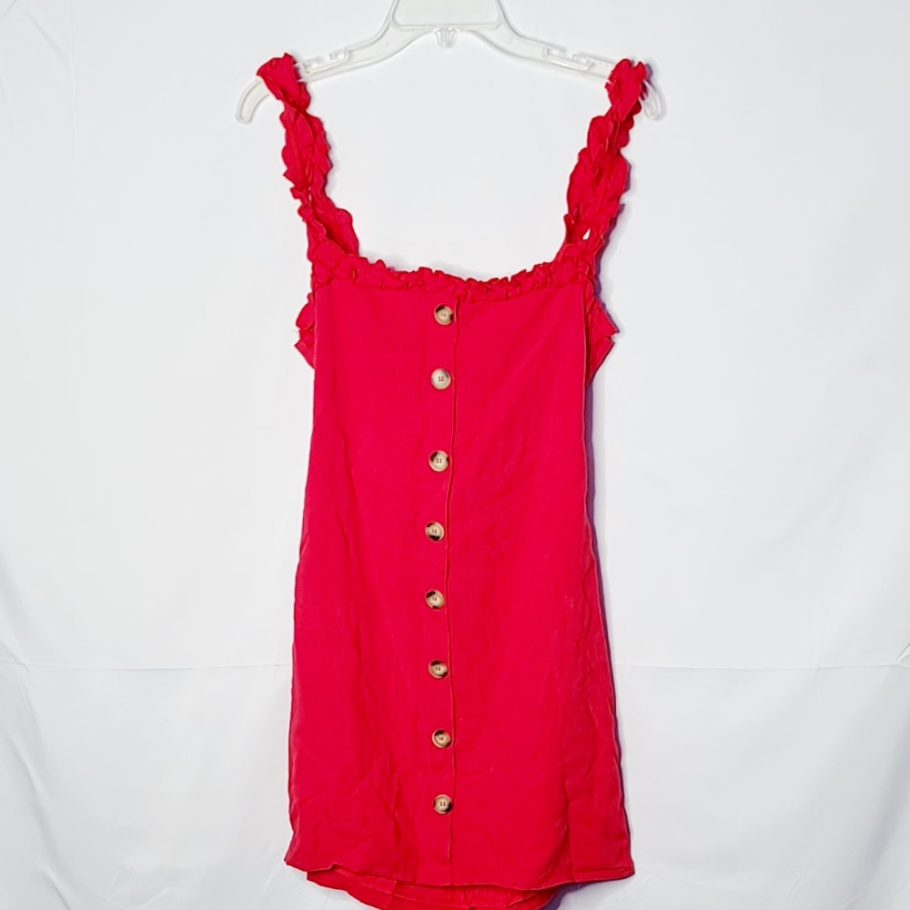 Skylar + Madison tie back ruffle strap dress sz Lg